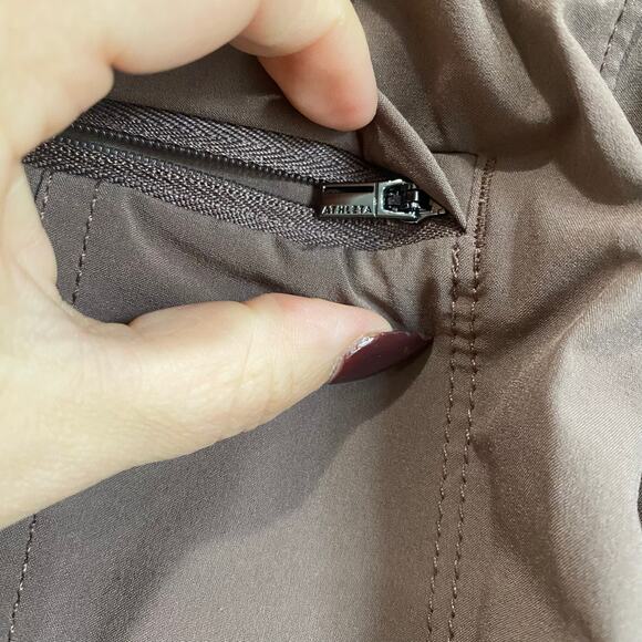 Athleta Chelsea Utility Joggers Mineral Brown Size 6 - Picture 5 of 12